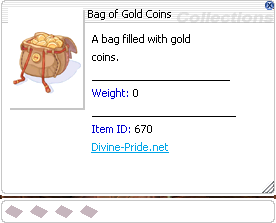 Bag of Gold Coins | item ID: 670