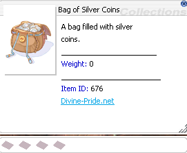 Bag of Silver Coins | item ID: 676